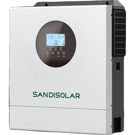 Inversor solar híbrido, salida de onda sinusoidal pura, soporte de voltaje versátil, SD-4.2KW-24V-WIFI, 230V-a (1/2)