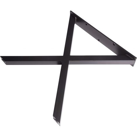 Dieda Tischbein X-Form schwarz Maße  71,0 x 70,0 x 10,0 cm Tischbeine (1/3)