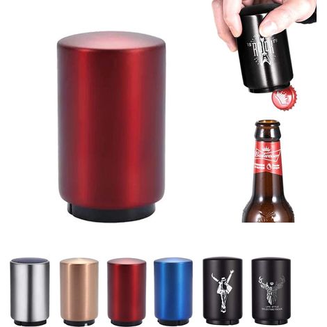 Décapsuleur Automatique Magnétique Rouge