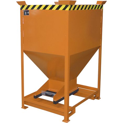 Bauer Südlohn Silobehälter SG-D 600, peint, orange jaune