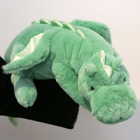 Peluche Dragon Volant 90cm, Ptérosaure Dragon à Poils Doux, Peluche Douce, Coussin, Cadeau pour Enfants, Vert 90cm