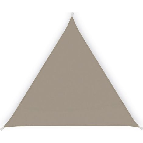Vela Ombreggiante 5x5 Tortora Triangolare Tenda Parasole Giardino Impermeabile (1/6)