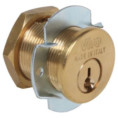 Serrure à cylindre universelle en laiton 21 mm – Rotation 180° – Sécurité renforcée – Pour portes intérieures et extérieures – Viro - MM 180 O