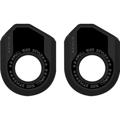 Protectores de biela ENLEE E930 TPU, juego de 2, para MTB y carretera, color negro. (1/5)