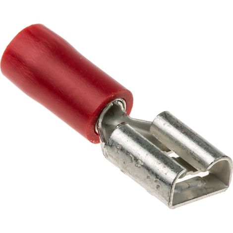 Cosse faston RS PRO, Isolé, Rouge