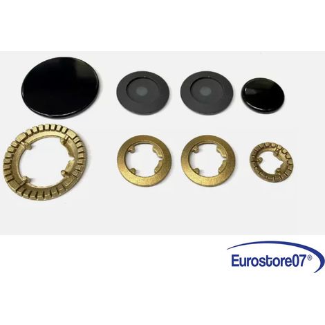 IGNIS PHILIPS AEG  SMEG FITTINGS ANELLI + PIATTELLI SPARTIFIAMMA CUCINA 4 FUOCHI (1/4)