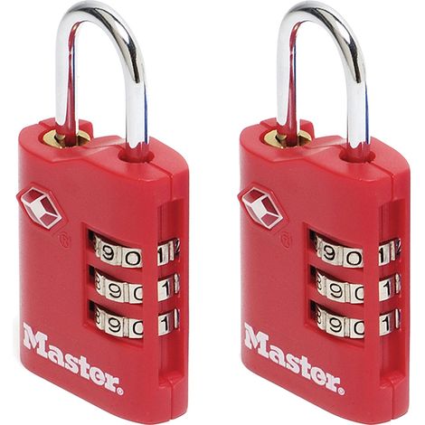 Master Lock TSA Combination Padlocks 3 Digit 30mm (1/4)