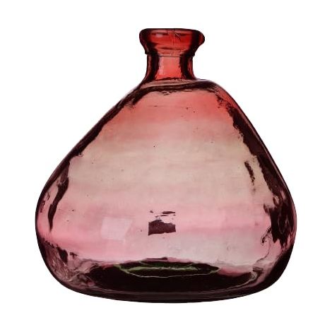 Vase Mila 10L Rubi en Verre Recycle D33CM X H33CM