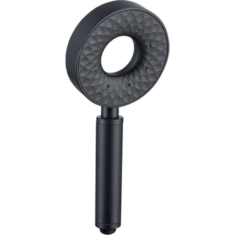 Pommeau de Douche Haute Pression 3 Fonction Douchette à Main Anti Calcaire Pomme de Douche à Main Economie Deau Tête de Douche,Noir 1 pièce Oi-FRIS