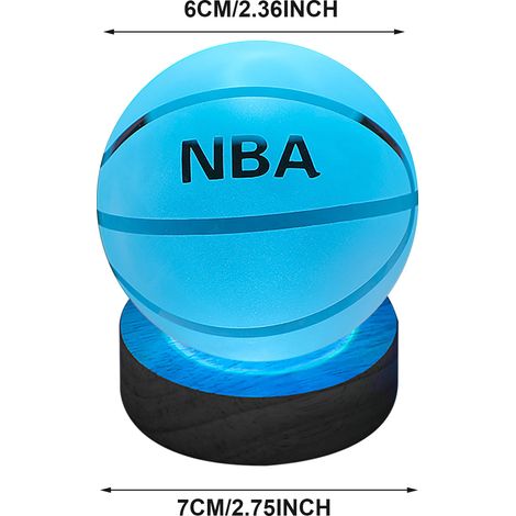 Veilleuse LED boule cristal 6cm socle bois 7cm lampe décorative multicolore USB design naturel élégant pour intérieur (1/5)