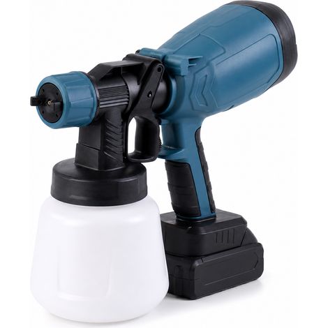 Portable Electric Paint Sprayer Battery Blue 2000 mAh (1/5)