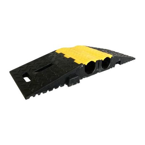 Protège câble RS PRO, Ø interne: 80mm, long. 850mm, Caoutchouc Noir/Jaune ( Prix pour 1 )