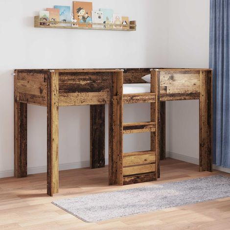 Cama Litera para Niños Madera vieja 75 x 190 cm