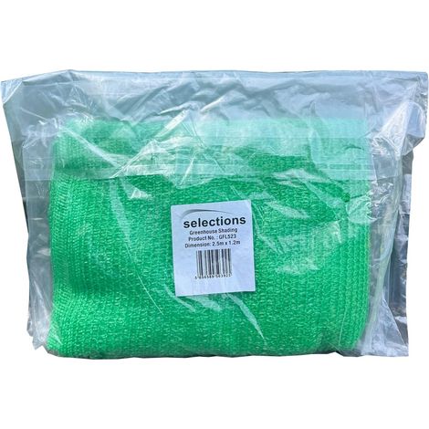 Greenhouse Sun Shade & Privacy Screen Net (2.5m x 1.2m) - 65% Shading Rate (1/5)