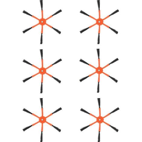 6-teiliges Seitenbürsten-Set für Xiaomi Roborock S50 Saugroboter (1/4)