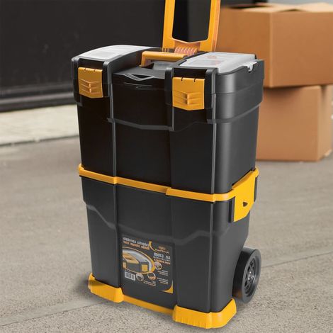 Cassetta degli Attrezzi con Ruote 460x280x677 mm in PP vidaXL (1/5)
