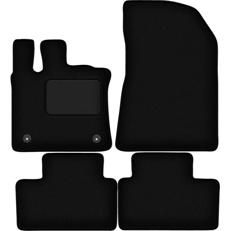 Tapis en velours noir pour : Renault Captur II crossover (2020-) (1/5)