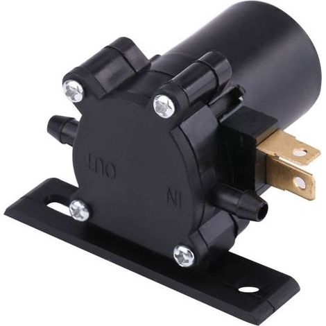 Pompe de lave-glace universelle – Plastique noir – Connecteur 2 broches – Poids 82g pour nettoyage rapide pare-brise (1/5)