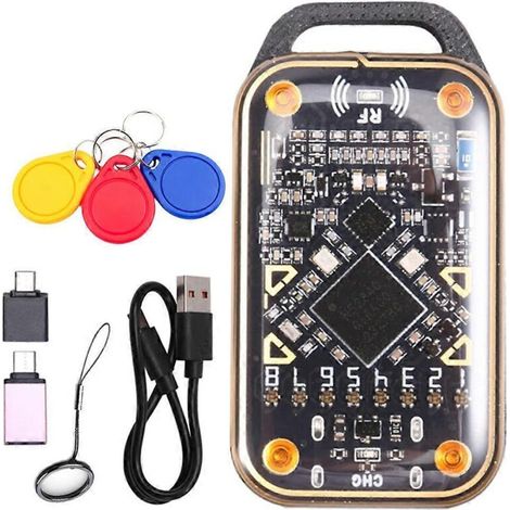 Émulateur de carte à puce Restart Chameleon Ultra + lecteur de puce RFID porte-clés 3XUID 125K 13,56M, duplicateur NFC de cartes à puce d'identification