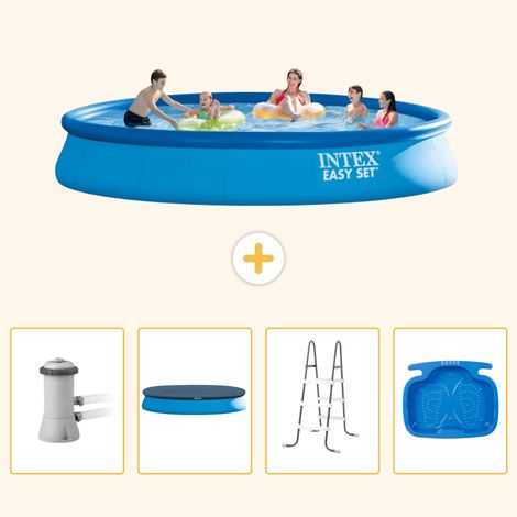 Intex Piscine Easy Set Ronde - 457x84 cm - 5-pièces S314 (1/5)
