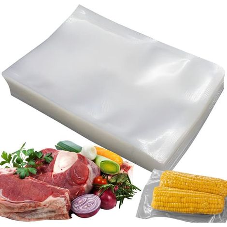 Sacs sous vide, paquet de 50, 15 × 20 cm - Pour machine à sceller rainurée (1/5)