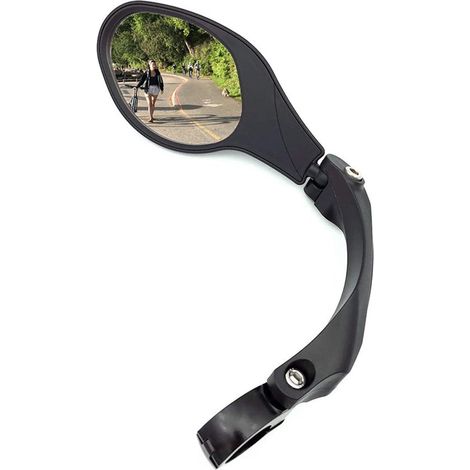 Espejo retrovisor ajustable en forma de lágrima para bicicleta，de montaña y eléctricas (1/5)