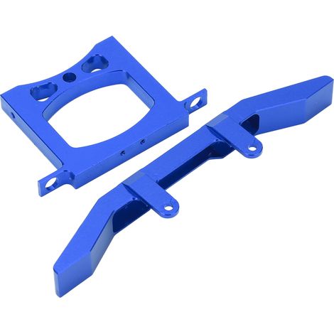 Pare-chocs avant et arrière en aluminium pour RC WPL B14 B16 Q60 Q61, échelle 1/16, couleur bleu (1/5)