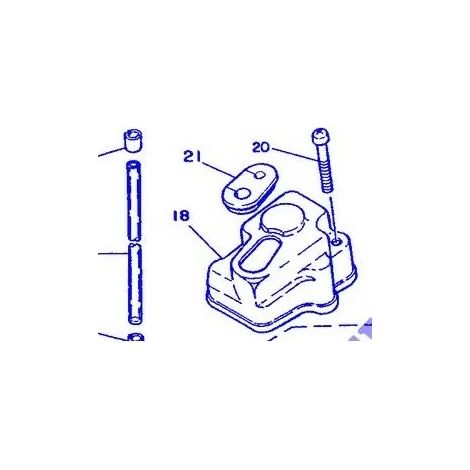 Yamaha 5R0-13174-00-00 Support durite pompe huile DT 50R 95