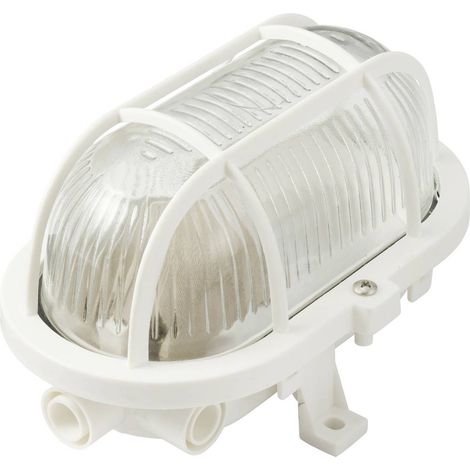 Sygonix Lampada impermeabile E27 60 W Bianco (1/5)