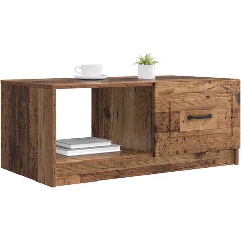Maison Exclusive - Couchtisch Altholz 90 x 50 x 37 cm Holzwerksto