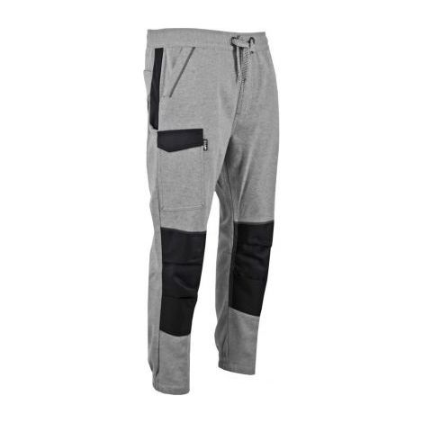 Jogginghose aus elastischem Fleece LMA Grau 1782 CRYPTO T.S