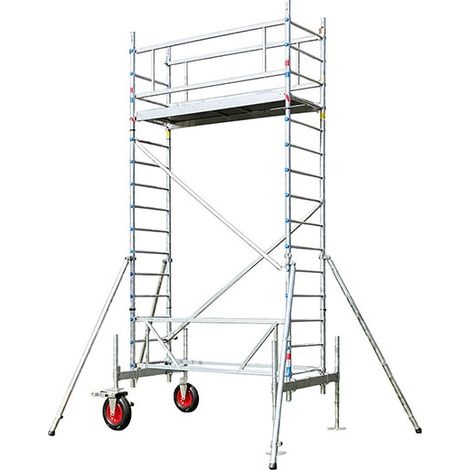 Trabattello da giardino 1 Piano 2.00m - Altezza max. lavoro 3.30m - EC120TH (1/5)