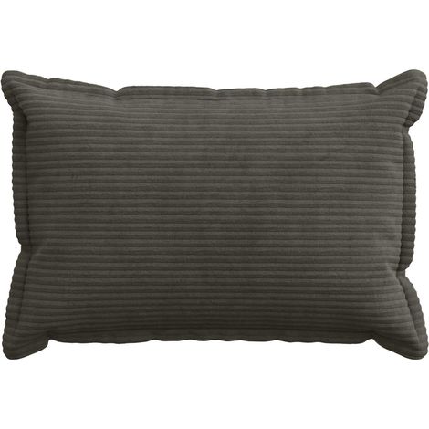 vidaXL Funda de almohada 2 uds. HOUTEN Gris antracita 50 x 70 cm pana (1/2)
