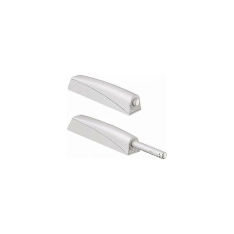 Amortisseur porte placard Push to Open – Lot de 2 pièces – Mécanisme à ressort robuste – Installation encastrée pour portes de taille moyenne (1/4)