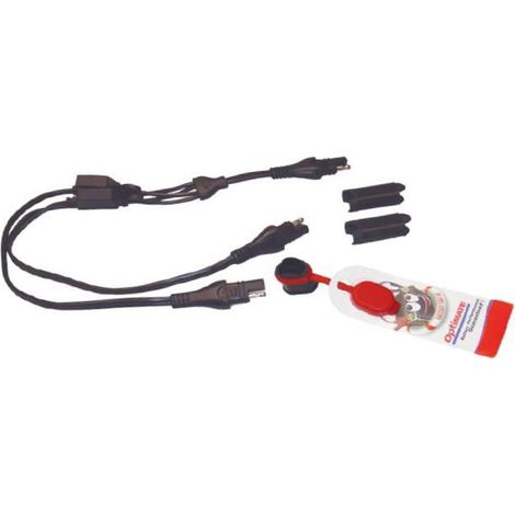 DIVISOR ÓPTIMO PARA CONECTAR DOS ACCESORIOS A UN CONECTOR SAE (CON FUSIBLES DE 15 A, LONGITUD 50 CM) (EL)