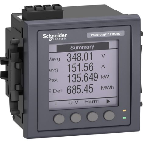 Schneider METSEPM5320 Powerlogic, pm5320 datalogger ethernet, memoria, 2e/2s (1/2)