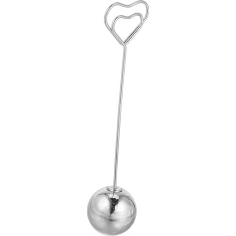 Porte-photo cœur décoratif – clip pour carte de place mariage et décoration bureau (1/4)