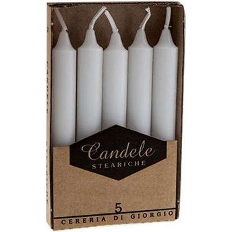 Candela Stearica Bianca Mm 150 Pz 5