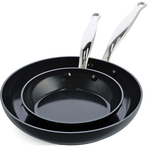 GreenPan Barcelona 20+28cm schwarz Pfannen-Set (1/5)