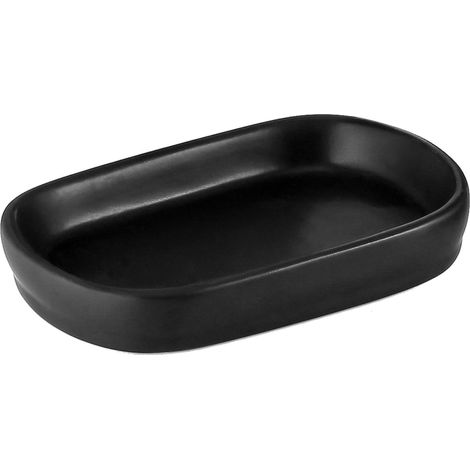 Porte-savon sur pied NERO, noir (1/2)