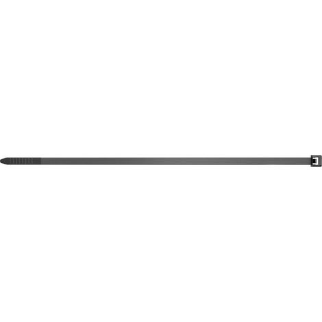 Bridas, nylon, ubn, negro, 150 x 3,6 mm, blister, 100 uds