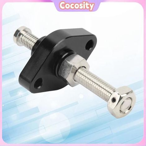 Cocosity tendeur de chaîne à réglage manuel Tendeur de chaîne de distribution à came, ajusteur de moteur manuel moto courroie Noir (1/5)