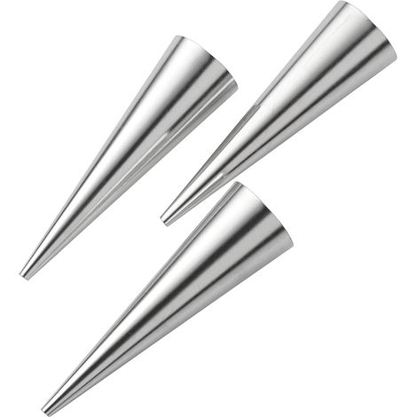 Pedrini Formen für Mini-Canapés 12 cm Edelstahl Set aus 3 Teilen