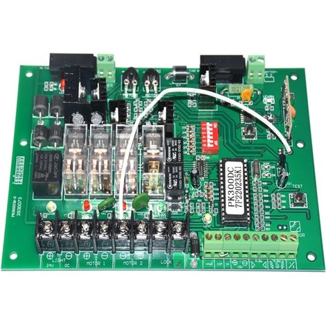 Kit d'ouvre-portes automatiques 300 kg par panneau de commande de carte de circuit imprimé de remplacement de moteur de porte d'oscillation de la feuille 24VDC pour accessoires de portail coulissant ( (1/4)