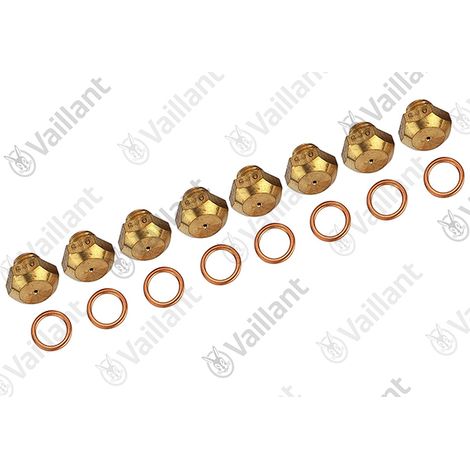 VAILLANT Düsenwechselsatz, 8 Düsen-D 0,85 VK 10-25/6-1 E-C u.w. Vaillant-Nr. , 200137