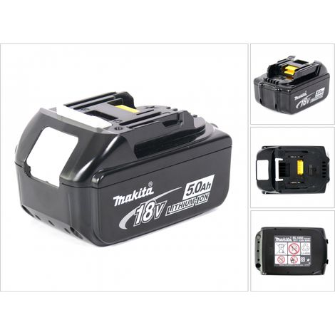 Batterie Li-Ion 18V 5 Ah – Charge rapide en 45 min – Protection contre courts-circuits et surchauffe – Compatible avec outils Makita (1/5)