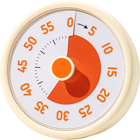 Timer - Conto alla rovescia visivo - Sveglia digitale arcobaleno - Display da 60 minuti con allarme sonoro - Colori vivaci - Facile da leggere - Adatto per fitness, studio, gestione del tempo, cucina,