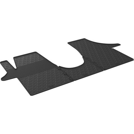 Set tappeti su misura in gomma - compatibile per  Volkswagen Transporter T5 (04/0303/15) -  Volkswagen Transporter T6 (04/1512/19)