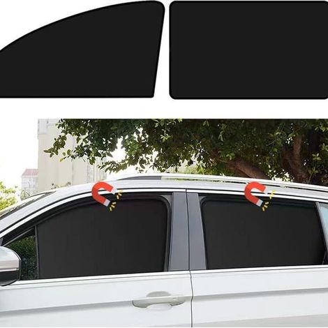 Sonnenschutz für die Seitenfenster des Autos, 2-teiliger Sichtschutzvorhang, 100% Verdunkelung zum Stillen, für Nickerchen, zum Umziehen und zum Campen.