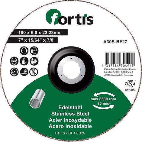 Macinazione In Acciaio 180 X 60Mm Fortis